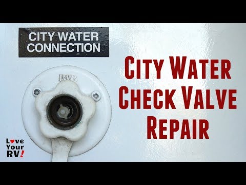 City Water Check Valve Disassembly and Repair