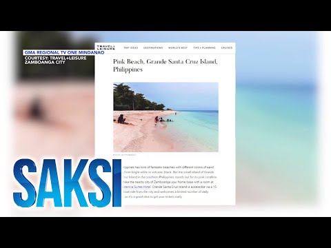 Pink Sand Beach ng Zamboanga City na kinilala ng iba't ibang magazine Saksi