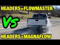 CAMMED Chevy/GMC 5.3L V8: Headers+Magnaflow Vs Headers+Flowmaster!
