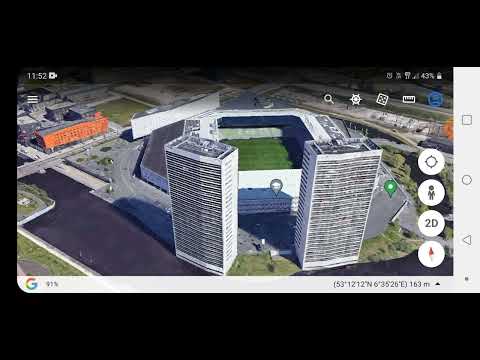 Groningen fc stadium / Euroborg stadium / Future stadiums / Google Earth 3D maps