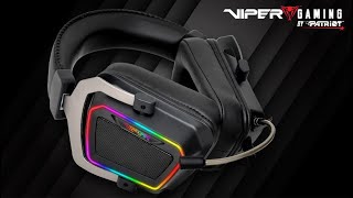 ✅Patriot Viper V380 7.1 Virtual Surround RGB Gaming Headset Review