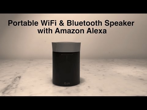 How to use: iLuv Aud Click - Portable WiFi & Bluetooth Speaker with Amazon Alexa