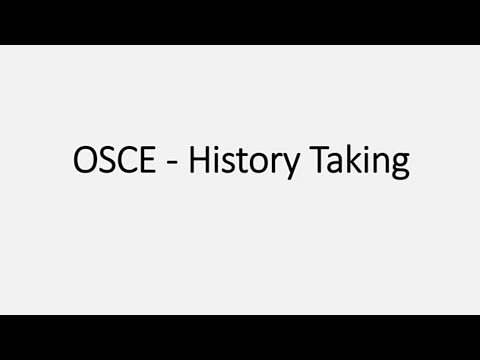 Tips for MRCEM OSCE - History Taking