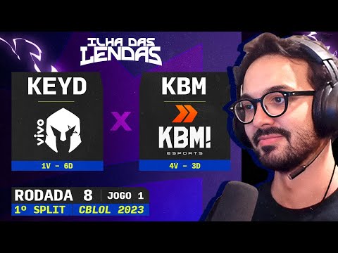 Vivo Keyd S. x Kabum | CBLOL 2023: 8ª Rodada - 1ª Etapa | Ilha das Lendas