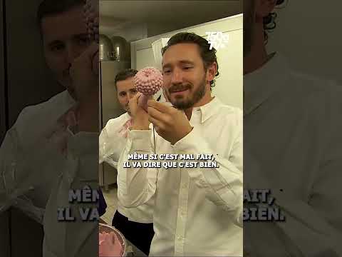 Le meilleur pâtissier du monde Cédric Grolet réalise sa framboise en trompe l'œil #shorts  | 750GTV
