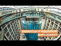 Gigantisch Berlijns aquarium explodeert in hotel: 1 miljoen liter water en 1500 vissen op straat
