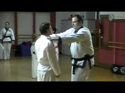 Sam's karate test on 2011-01-28 - self defense