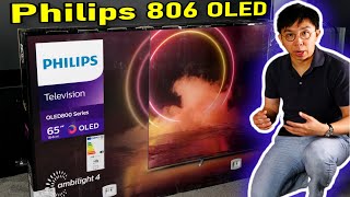Philips 806 OLED TV Unboxing + Picture Settings