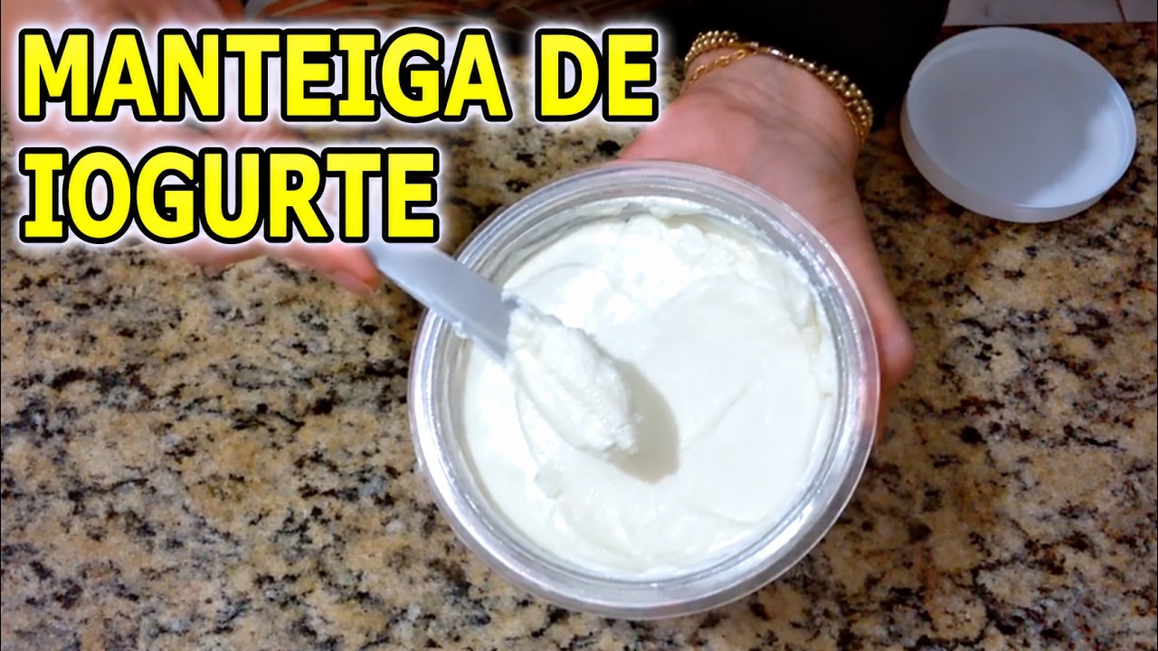 Como Fazer Manteiga de Iogurte Caseira 🧈💛 #Culinária 💖 MARILENE SARAH FIALHO