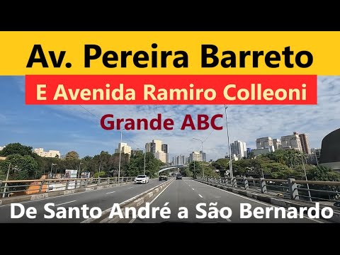 AVENIDA PEREIRA BARRETO: Nosso passeio de SANTO ANDRÉ a SÃO BERNARDO DO CAMPO, Grande ABC, SP!
