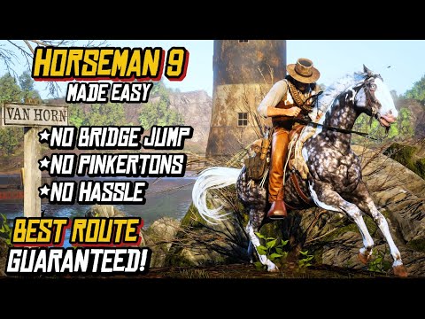 RDR2 - The EASIEST & BEST Way To Complete Horseman 9 Challenge | Hassle Free Method