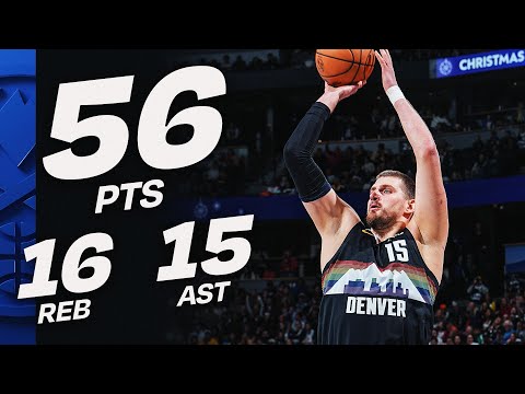 Nikola Jokić Drops HISTORIC 56-PT TRIPLE-DOUBLE On Christmas | December 25, 2025