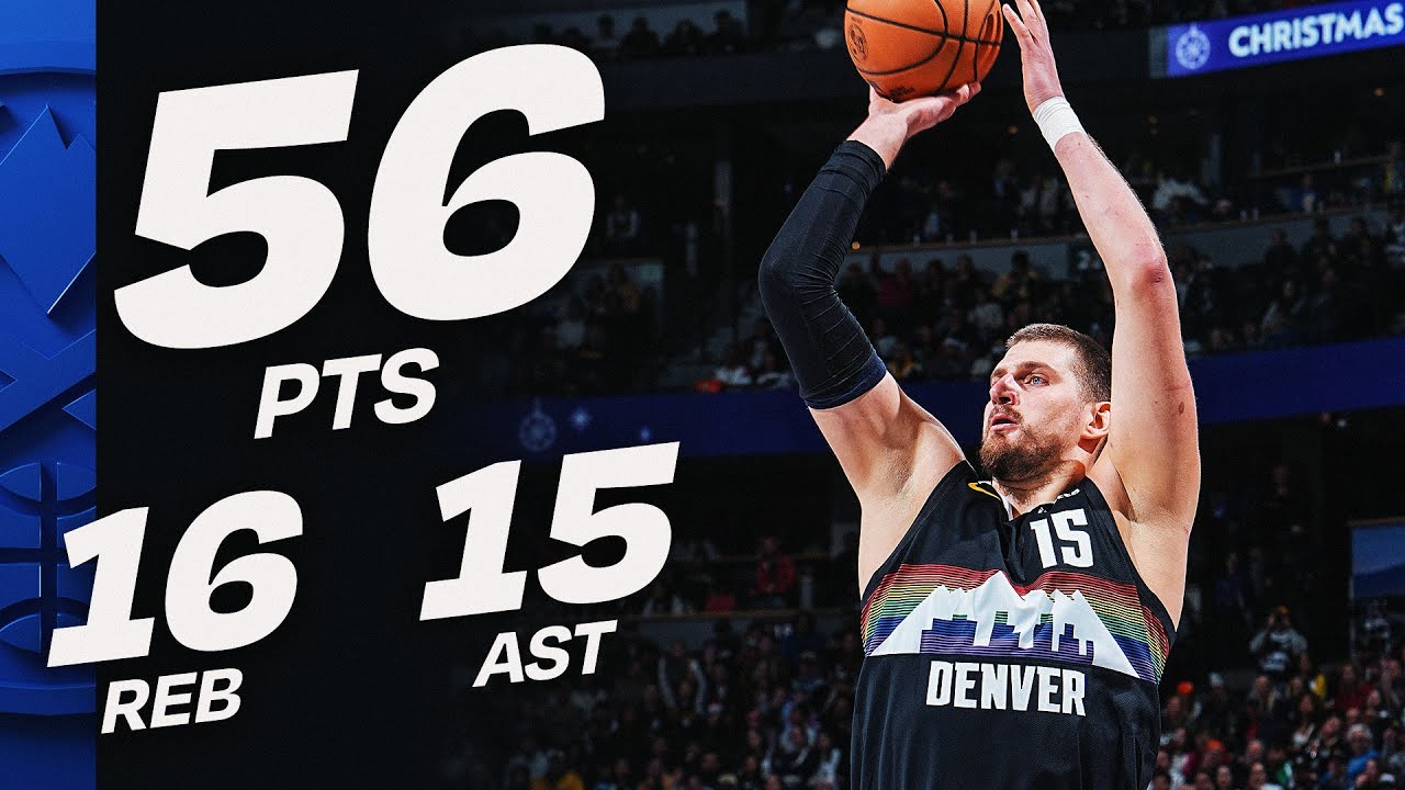 Nikola Jokić Drops HISTORIC 56-PT TRIPLE-DOUBLE On Christmas | December 25, 2025