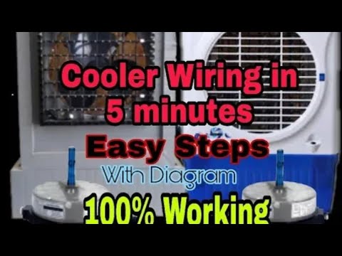 Cooler ki wiring | wiring diagram of water cooler | कूलर की वायरिंग कैसे करे | very simple wiring |