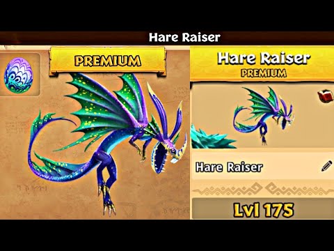 NEW PREMIUM "HARE RAISER" MAX LEVEL 175 TITAN MODE - Dragons: Rise of Berk