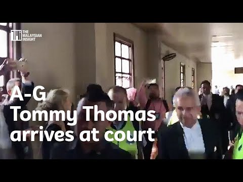 A-G Tommy Thomas arrives at court