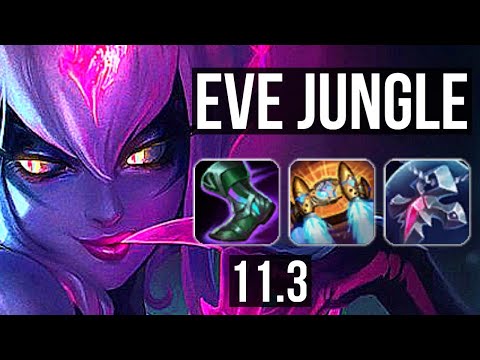 EVELYNN vs ELISE (JUNGLE) | Legendary, 1.1M mastery, 500+ games, 11/3/7 | BR Diamond | v11.3