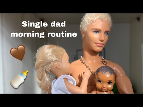 single dad morning routine  | Barbie Family Vlogs