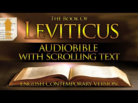 Holy Bible Audio: LEVITICUS 1 to 27 - With Text (Contemporary English)