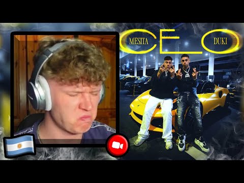 FIRST REACTION TO CEO - MESITA, DUKI | Argentinian Music Reaction