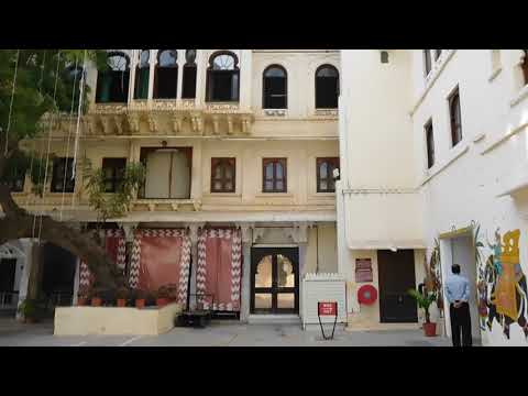 Courtyard of Zenana Mahal (Queens' Palace) in City Palace of Udaipur