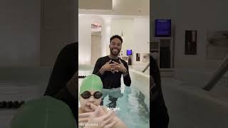 Making an adaptive swim lesson fun :)