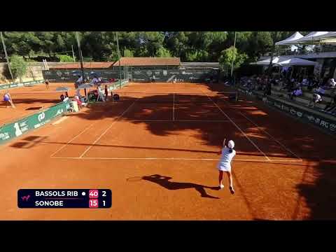 Marina Bassols Ribera [7] (ESP) vs Wakana Sonobe [JE] (JPN) // 6-4 6-4 // W75 Caserta // 1st Round