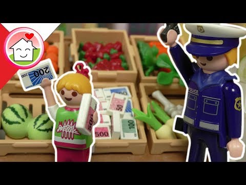 Playmobil Policja po polsku Sierżant Overbeck i pomarańcze - Rodzina Hauserow