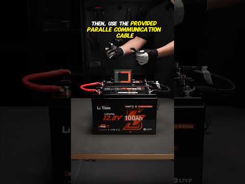 Monitoraggio delle Batterie in Parallelo con Display RS485