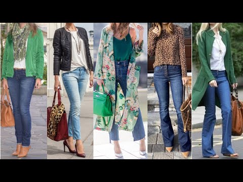LOOKS CASUALES y TAMBIEN ELEGANTES con PANTALONES VAQUEROS