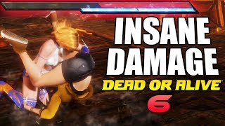 50% Damage for ONE THROW?!? - Dead or Alive 6 - Tina Ranked Matches