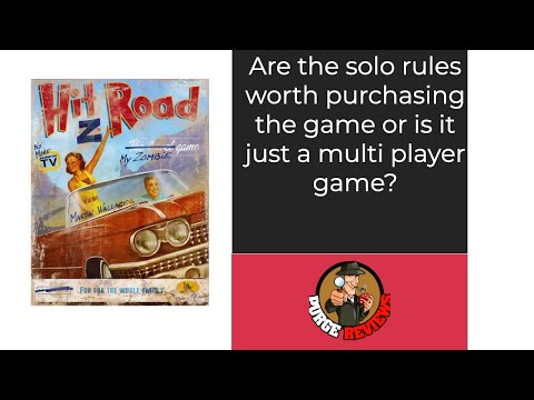 The Purge: # 3732 Hit Z Road: A look at the Solo Rules: Learn How to Play