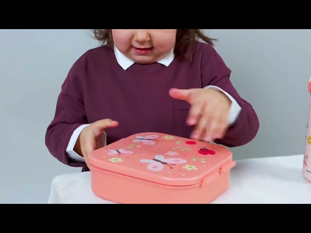 Vídeo relacionado con Miniland Set de 3 Fiambreras Infantiles Vuelta al Cole - Butterfly