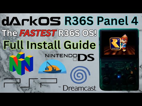 NEW dArkOS Panel 4 Install Guide & Performance Tests - The Fastest R36S OS Yet!