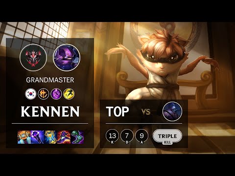 Kennen Top vs Jax - KR Grandmaster Patch 11.18