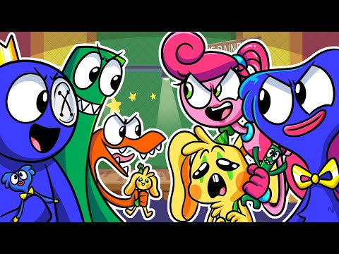 Rainbow Friends - Poppy Playtime 3 - Huggy Wuggy - Fnaf Security Breach