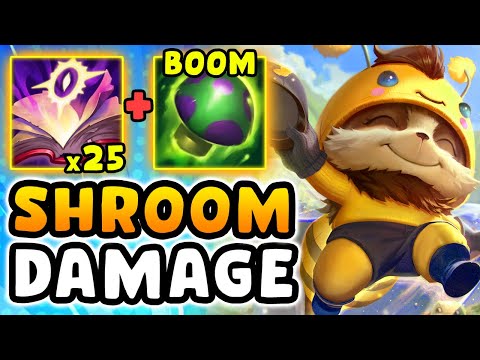 I BROKE THE DAMAGE CHART WITH TEEMO JUNGLE (insane shroom damage)
