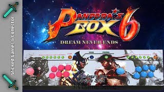 Pandora's Box 6 Unboxing Arcade Machine 1300 in 1  | " Ryu vs. Wolverine " - 6 Button Version -