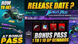 A7 Bonus Pass Rewards | Get Free Upgradable DP-28 & Bike Skin | Release Date | PUBGM