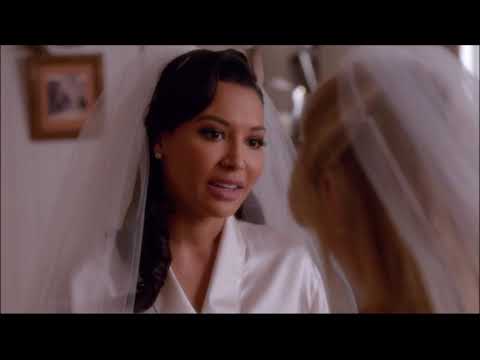 Glee - Santana Explains To Brittany About The Wedding Superstition and Kisses Her 6x08