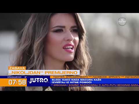 Jutro na Prvoj-najava pesme Nikoljdan u izvodjenju Milene Lazarevic Popovic i Danijele Veselinovic