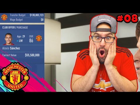 OMG SOLD SANCHEZ TO CHELSEA $90,000,000! FIFA 19 Career Mode Manchester United #08