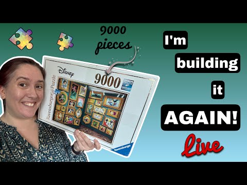 All the details about my upcoming 9000 piece live puzzling adventure - Disney Museum by Ravensburger