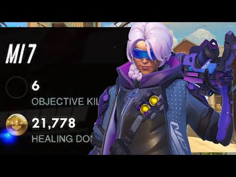 27K HEAL! GALE INSANE ANA GAMEPLAY OVERWATCH SEASON 31 TOP 500