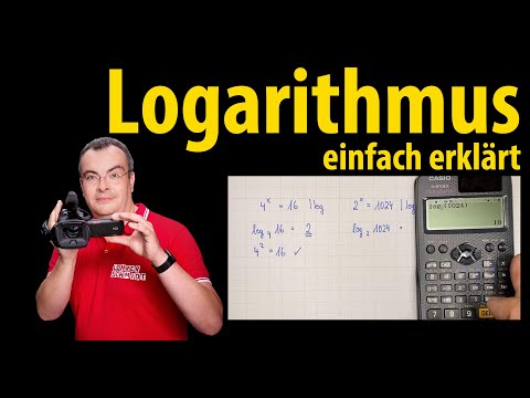 Logarithm - simply explained 10^x = 1000 | Lehrerschmidt
