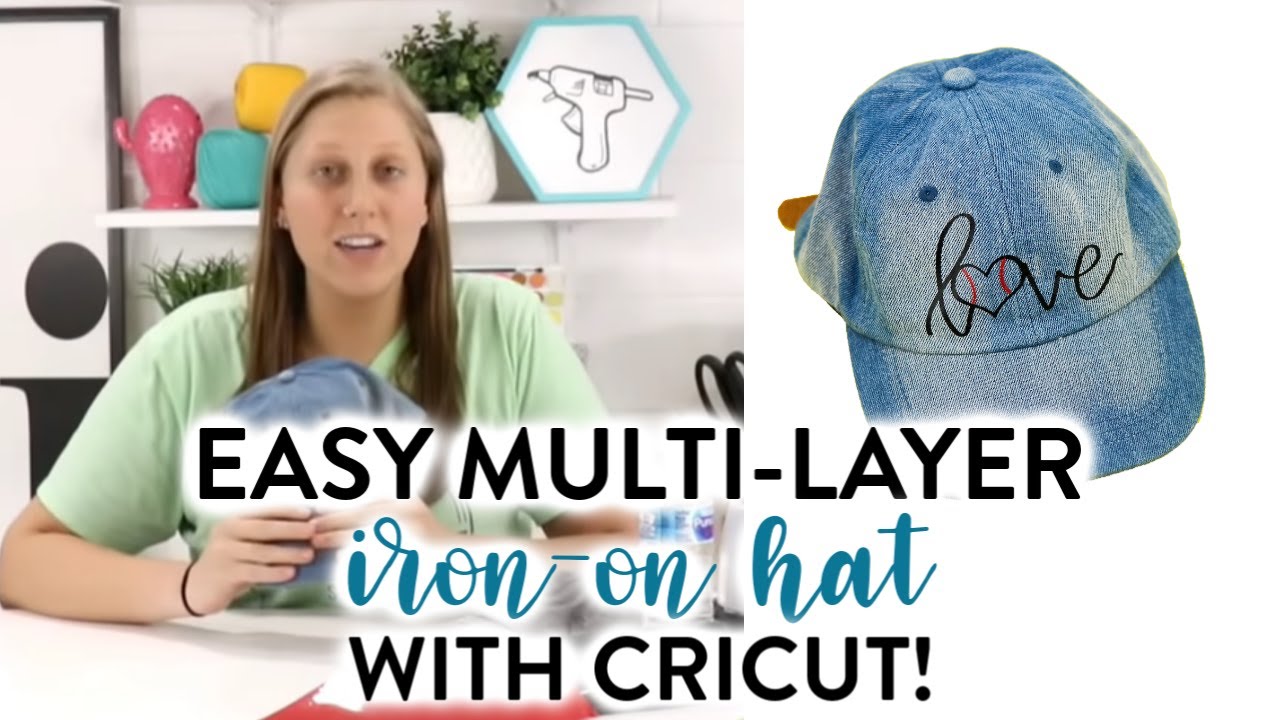 EASY MULTI-LAYER IRON-ON HAT WITH CRICUT!