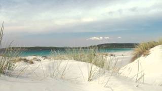 preview picture of video 'Teulada - Spiaggia Is Arenas Biancas e dune di sabbia vicino a Portopino - Sardegna'