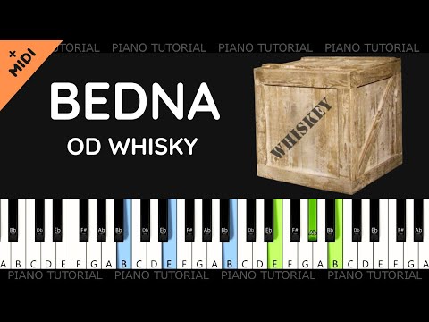 Miki Ryvola - Bedna od whisky (piano tutorial / jak hrát)