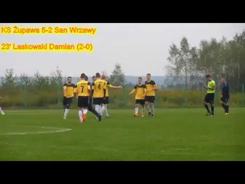 KS Żupawa - San Wrzawy (gol na 2-0 Laskowski Damian) 24.09.2017  Klasa "A"