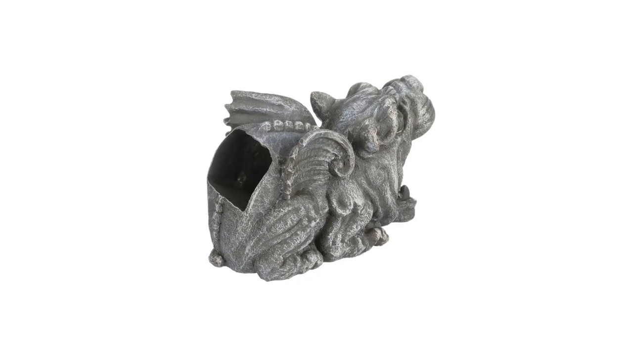 Roland the Gargoyle Gutter Guardian Downspout Statue Video